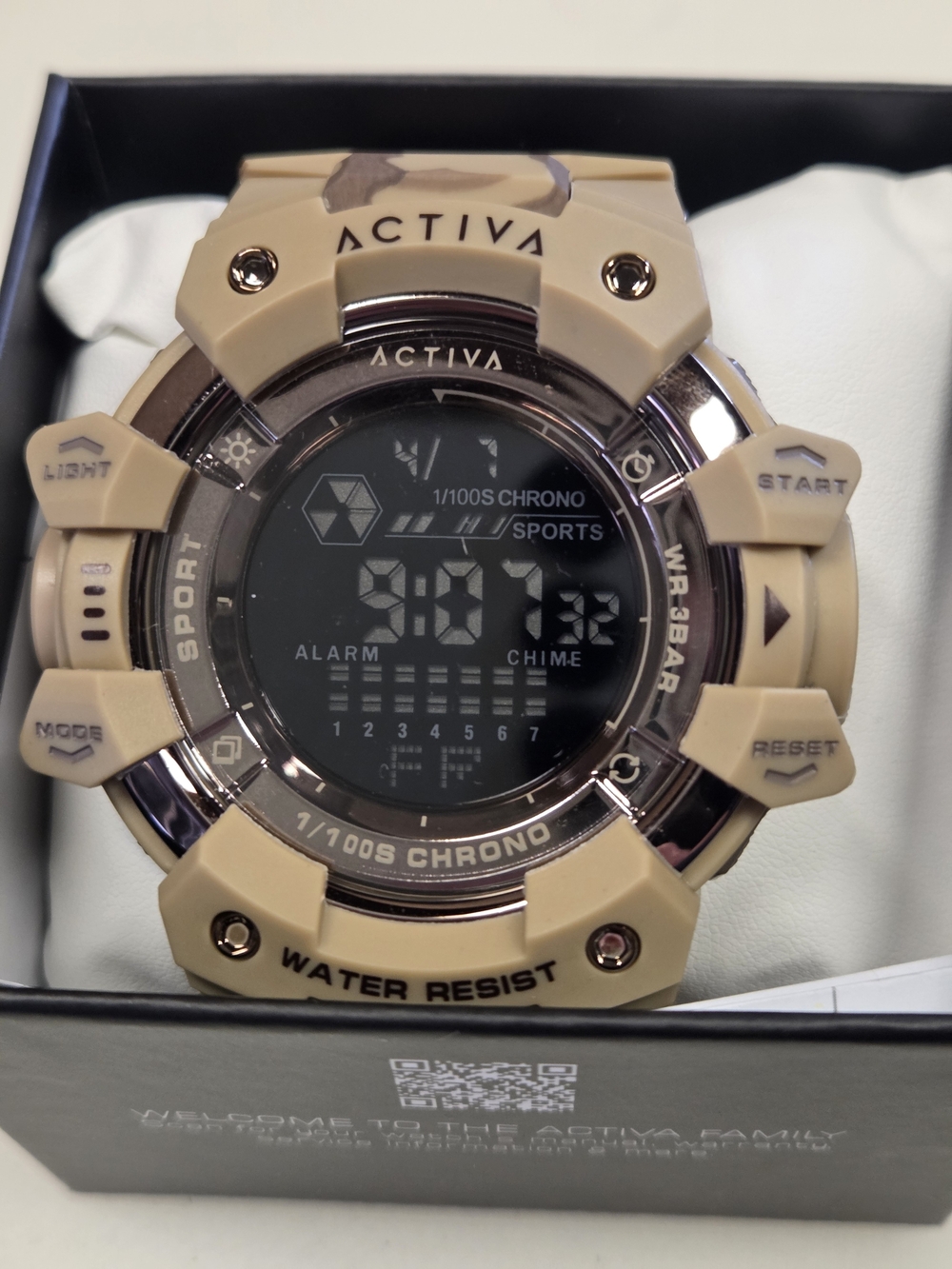 ACtiva X INVICTA Comouflage Dual Time Sports Watch ACW8050